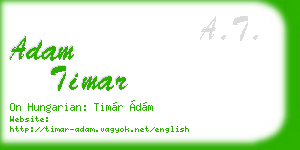 adam timar business card